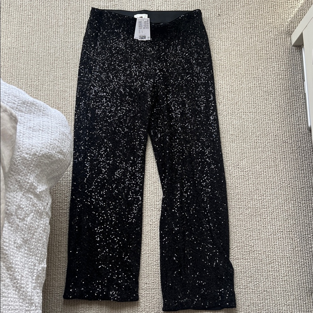 NWT H&M Sequin Pants - Picture 4 of 5